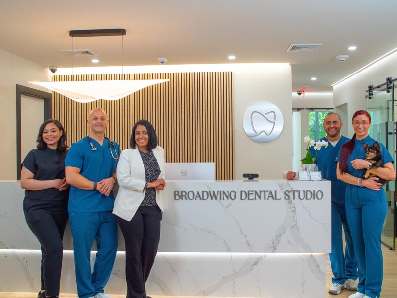 the Broadwing Dental Studio team