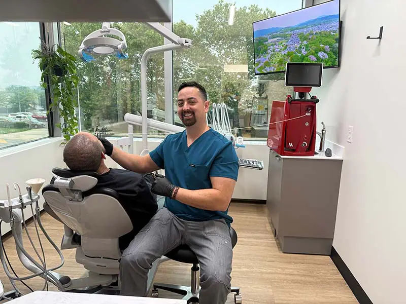 LANAP® laser gum treatment by Dr. James Ramos, Board-Certified Periodontist. No scalpel. No sutures. Less discomfort. Faster healing. Precise laser technology removes diseased tissue while preserving healthy gums.