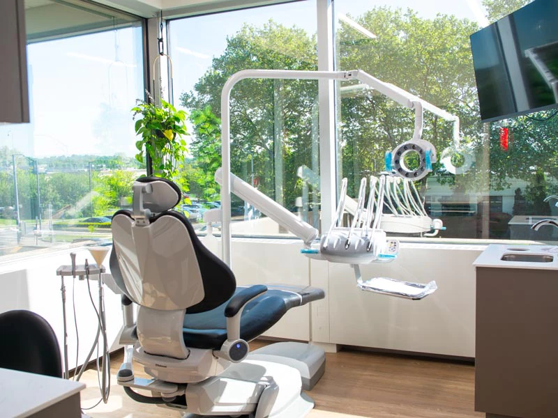 inside the dental operatory at Broadwing Dental Studio